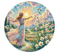 Narcissus 1000 Pieces Jigsaw Puzzles For Adults Educational Games Stress Relieving Entertainment Exercise The Memory of The Brain for Family Decorations 1000pcs (67.5x67.5cm)