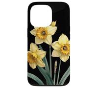 Narcissus Flower Scientific Name Vintage Illustration Flora Case for iPhone 13 Pro