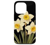 Narcissus Flower Scientific Name Vintage Illustration Flora Case for iPhone 13 Pro
