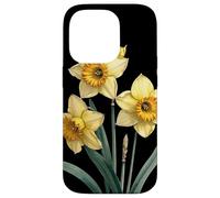 Narcissus Flower Scientific Name Vintage Illustration Flora Case for iPhone 14 Pro