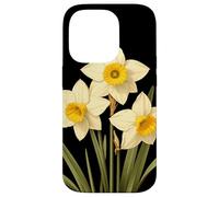 Narcissus Flower Scientific Name Vintage Illustration Flora Case for iPhone 14 Pro