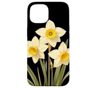 Narcissus Flower Scientific Name Vintage Illustration Flora Case for iPhone 15