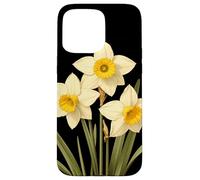 Narcissus Flower Scientific Name Vintage Illustration Flora Case for iPhone 15 Pro Max