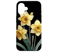 Narcissus Flower Scientific Name Vintage Illustration Flora Case for iPhone 16