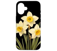 Narcissus Flower Scientific Name Vintage Illustration Flora Case for iPhone 16