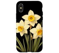 Narcissus Flower Scientific Name Vintage Illustration Flora Case for iPhone X/XS