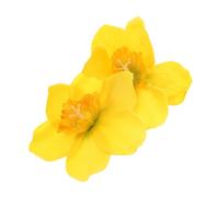 Narcissus Hairpin Plastic Yellow Daffodil Side Clip