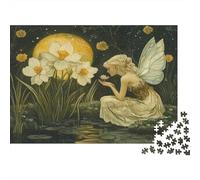 Narcissus Jigsaw Puzzles Beautiful Fairy Challenge Toy Educational Games Home Decoration for Adults& Teenager Age 14 Years Up 38x26cm/1000pcs