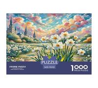 Narcissus Jigsaw Puzzles Puzzle for Adults Kids. 1000 Piece Great Gifts Challenge Toy Educational Games Home Decoration for Adults& Kids Age 14 Years Up 70x50cm/1000pcs