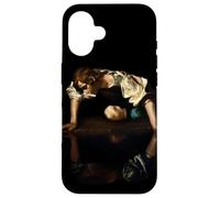 Narcissus painting inspired by Caravaggio Case for iPhone 16