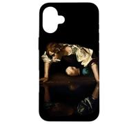Narcissus painting inspired by Caravaggio Case for iPhone 16 Plus