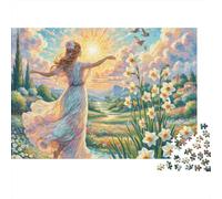 NarcissusJigsaw Puzzle Flower Children Educational Wall Decor Family Activity All Ages Safe 1000 Pieces 70x50cm/1000pcs