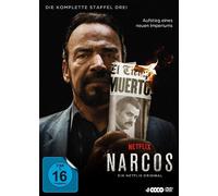 Narcos - Die komplette Staffel Drei [4 DVDs] (DVD) Wagner Moura Boyd Holbrook
