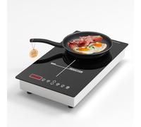Nardea 3500W Electric Induction Hob - 2 Ring induction hob;Double Induction Hob, Portable Induction Hob for Cooking, 2-Burner Electric Induction Cooktop, Fast & Efficient