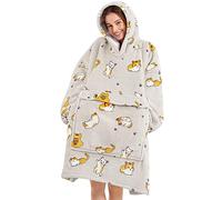 Narecte Oversized Blanket Hoodie Blanket for Women,Wearable Blanket Adult Giant Hoodie Cozy Sweatshirt Kawaii Stuff,Birthday Gifts for Women, for Sister,Teen Girl Gifts Cat