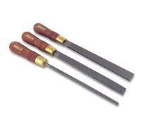 Narex 3 Piece Set Round Rattail, Half Round and Rectangular 200 mm Cabinetmaker Wood Course Cut Rasp 854202