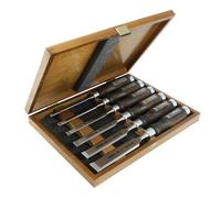 NAREX 8105 Wood Line Profi Bevel Edged Beech Chisels Boxed Set of 6 853053