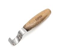 Narex 822103 Small Spoon Carving Hook Knife Dual Bevel 11/16 Inch Wide Blade Hardened to HRC 61 822103, Silver