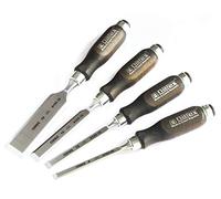 Narex Bevel Edge Chisel with Wooden Stained Handles, 4 pcs