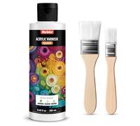 Nariolar Gloss Varnish for Acrylic Painting - 8.5 fl oz / 250 ml Artists Acrylic Varnish, Non-Yellowing, Anti-Crazing, Ultra High Gloss Finish, Fast Drying, Durable Protection for Artists