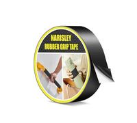 Narisley Rubber Grip Tape, 2.5CM x 5M Ultra Strong Waterproof Anti Slip tape with Textured Adhesive for DIY Tools & Gadgets, Customizable for Enhanced Comfort & Safety (Black)
