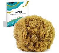 Naroa Exfoliating Natural Sponge for Bathing | Bath Sea Sponge for Healthy Skin | Unbleached Shower Body Scrubber Puff | Eco Friendly Plastic Free Spo