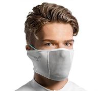 Naroo F1s - Reusable Anti-Dust Cooling Breathable Sports Mask with UV Protection for Cycling Running Biking (S-M, White)