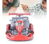 Naroote 1:32 Scale Alloy Car Model High Go Kart Racing Toy for Kids Durable Non- Eco-Friendly Material Red Blue Silver Light Green 1 Unit (Red)