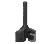 Naroote 1/4 Inch Shank Router Bit 3 Teeth Carbide Insert Cutter with Anti Backlash Function for Wood Slotting Trimming CNC Spoilboard Planing Plywood MDF Hardwood