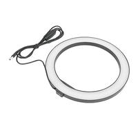 Naroote 10 Inch LED Ring Light with Adjustable 12W Output for Selfie and Living Broadcast Use Lightweight ABS Material