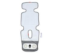 Naroote 10000mAh Double Fan Baby Car Seat Cooling Liner Mat, Breathable Polyester Adjustable Infant Cushion, Cooling Pad for Stroller Daily Outdoor Trips