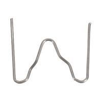 Naroote 100pcs Plastic Welding, Strong Shock Rust Proof Metal Staple, Bumper Crack Repair Tool with Quick Easy Operation, Ideal for Implant Nail Hole Repair, M Shape 0.6mm (M Shape 0.6mm)
