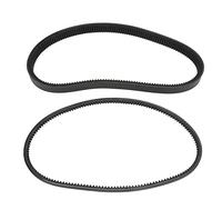 Naroote 1016203 101916701 Drive Starter Generator Belt Set for Club Car Fit for DS/Precedent 1997-UP, 2004-UP Made of Durable Leather
