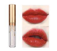 Naroote 10pcs Empty Lip Gloss Tubes with Matte Gold Caps for DIY Makeup Purposes Made of Eco-Friendly ABS Material 2.5ml Each