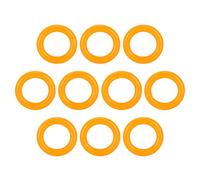 Naroote 10Pcs Sewing Machine Bobbin Winder Rubber Ring, Friction Wheel Replacement Accessories, Flexible Design Rubber Rings with Durable Construction, Ideal for Old Style Pedal & JA (2)