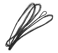 Naroote 12 Strands Bow String Replacement Durable Lightweight for Recurve Bow American Hunting Black 1 Piece (64 inches)