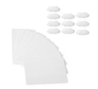 Naroote 125kHz Smart Proximity ID Card Set for Access Control - 100pcs EM4100 Read-only Cards for Attendance, E-passport, White PVC Material