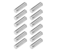 Naroote 12PCS Pickup Magnet Slug Rods, Metal Magnetic Columns, Guitar Pickup Replacement with Glossy Appearance, High Hardness, Ideal for Most Electric Guitar Pickups (Silver)