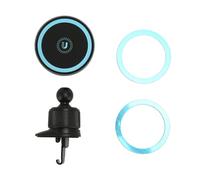 Naroote 15W Fast Charging Magnetic Wireless Car Phone Holder for Convenient Navigation and Video Watching, ABS Material