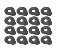 Naroote 16Pcs Universal Guitar Strap Locks Rubber Adapter Replacement Accessories No Drilling Easy Slide On for Electric Bass Acoustic Ukulele