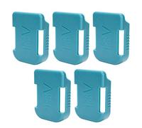 Naroote 18V Dual Using Lithium Battery Holder for Green, Sturdy ABS Battery Mounting Base, 5PCS for Global Trade Professionals