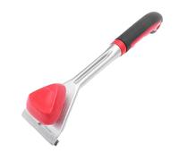 Naroote 2.5 Inch Double Edged Carbide Scraper, Tungsten Steel Paint Scraper with Ergonomic Arc Handle, Ideal for Removing Paint Glue Varnish Woodworking