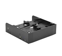 Naroote 2.5 to 3.5 Hard Drive Adapter 2.5/3.5in Hdd/Ssd to 5.25in Internal Hard Disk Drive Mounting Bracket Kit Floppy Drive Adapter Bracket