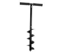 Naroote 2 in 1 Hand Drill Auger Post Hole Digger, Manual Garden Spiral Drill Planter, Fence Post Auger with Deep Cultivating, Ideal for Bulb Flower Seedlings Bedding Plants Trees Mailbox