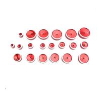 Naroote 20 Pcs Watch Press Die Tool, Multi Size Metal Portable Long Lasting Watch Capping Machine Dies with Lightweight Design, for Watchmaker and Repair Technician