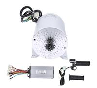 Naroote 2000W Powerful Electric Brushless DC Motor Kit High Speed Controller LCD Throttle Grip for Go Karts Scooter, Aluminum Material