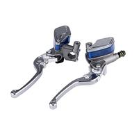 Naroote 22mm CNC Motorcycle Hydraulic Brake Pump Clutch Fit for Master Cylinder Lever Adjustable Premium Aluminum Universal Fit for Motorcycles, Dirt Pit Bike, and ATV (Ti Color)