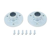 Naroote 23T 3 Stud Rear Axle Wheel Hub with Screws Left Right Fit For 5inch Tyres Quad Motorcycle ATV Go Kart Steel Alloy Rear Hub Shaft Stud