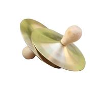 Naroote 2PCS Hand Cymbals, Copper Percussion Cymbals, Easy to Grip Handle with Great Sound Quality & Durability, Ideal for Kids, Percussion Band & Live Performance