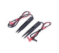 Naroote 2PCS SMD Test Clip Multimeter for Capacitance and Inductance Measurement, Portable Test Lead for Micro Electronic Components, Safety